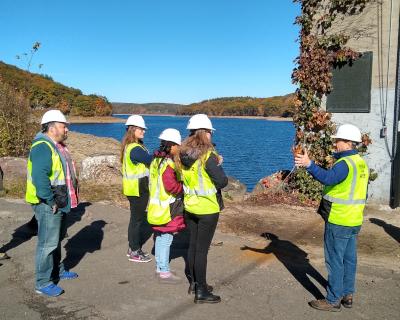 Drinking Water Treatment Students at Cobble Mt. Reservoir